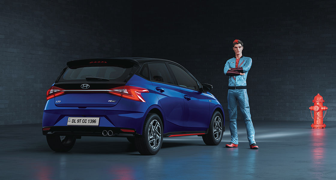 Z-shaped LED tail lamps